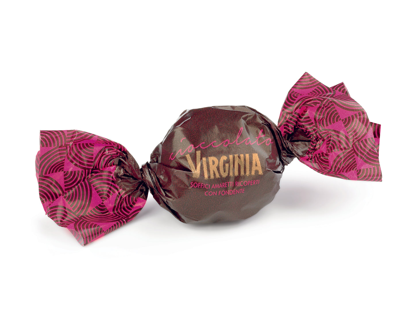 Mjuka Premium Amaretti Mandelkakor Mörk Choklad
