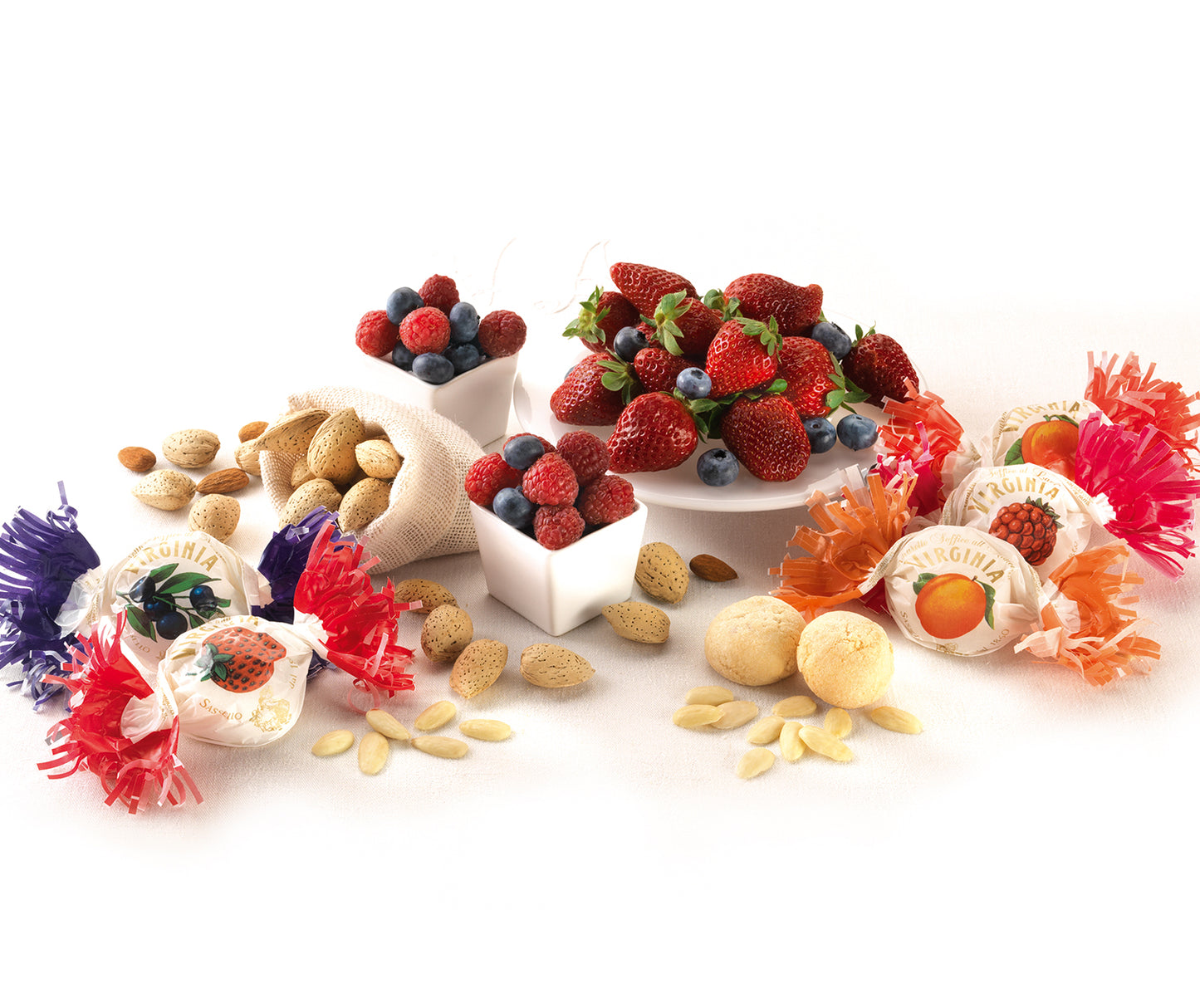 Mjuka Premium Amaretti Mandelkakor Frukt & Bär