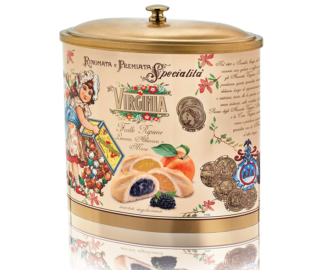 Virginia Mördegskakor Aprikos/Svartvinbär/Citronkräm 200g