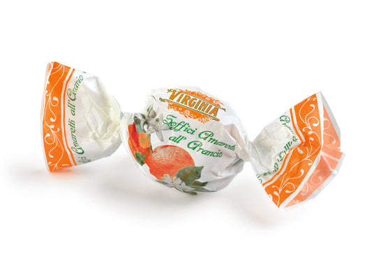 JUST NU! Mjuka Premium Amaretti Mandelkakor Apelsin 140g