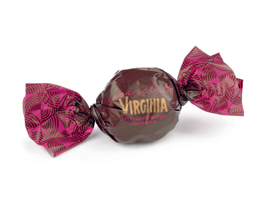 Mjuka Premium Amaretti Mandelkakor Mörk Choklad