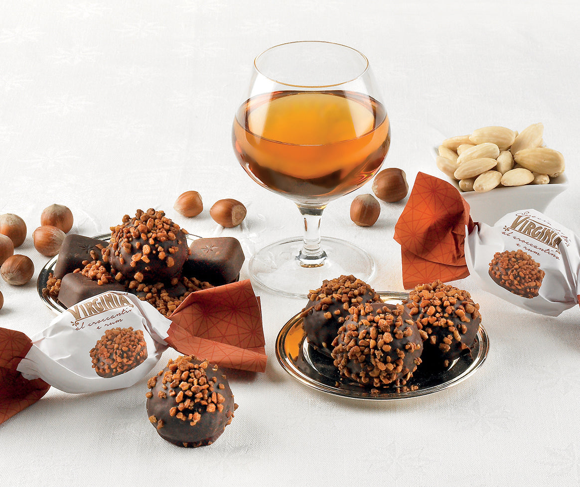 Mjuka Premium Amaretti Mandelkakor Rom & Choklad