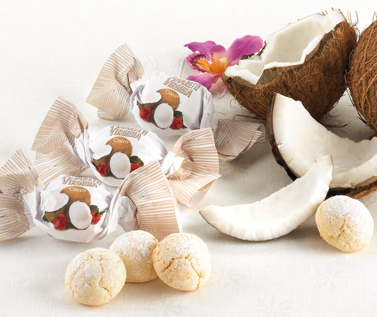 Mjuka Premium Amaretti Mandelkakor Kokos