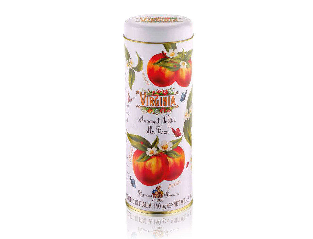 Mjuka Premium Amaretti Mandelkakor Persika 140g