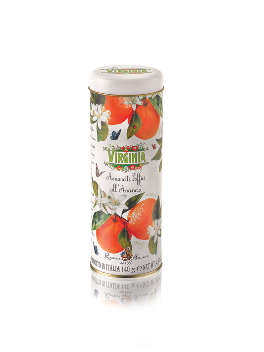 JUST NU! Mjuka Premium Amaretti Mandelkakor Apelsin 140g
