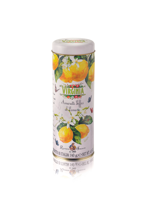 Mjuka Premium Amaretti Mandelkakor Citron 140g