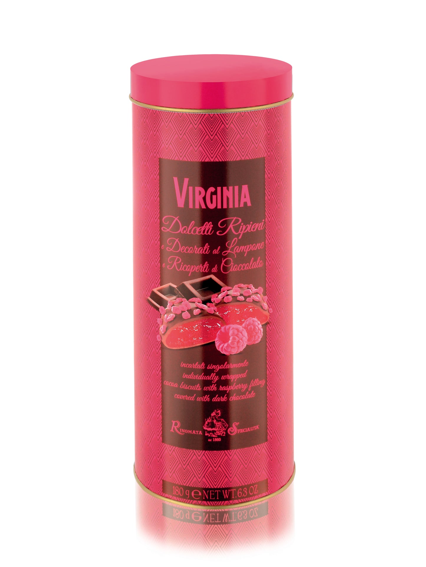 Virginia Chokladkaka Hallonfyllning 180g