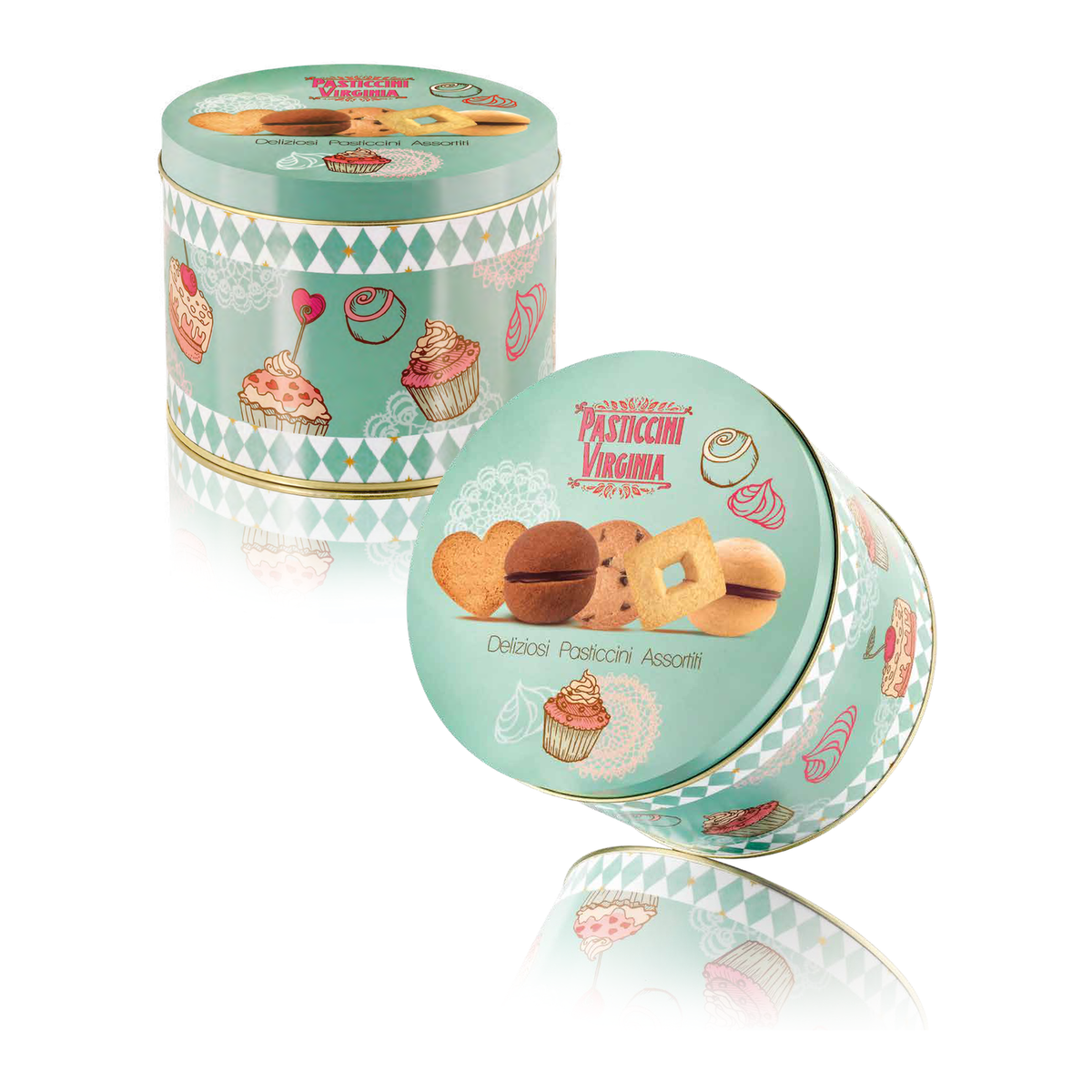 Amaretti Almond Cakes Gift Tube Delicacies 200g