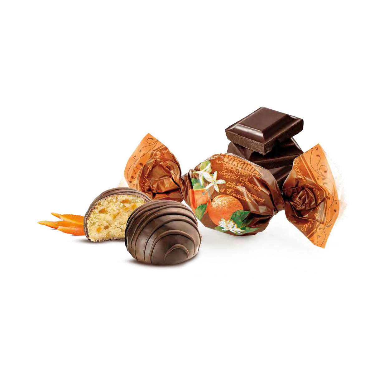 Amaretti Chocolate/Orange 20 g/pc.