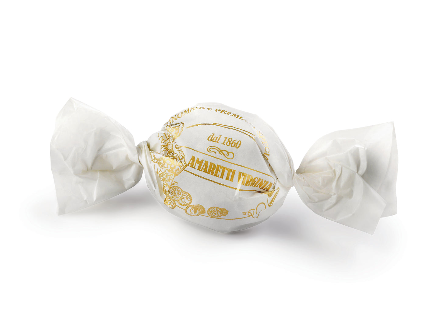 JUST NU! Mjuka Premium Amaretti Mandelkakor Kakburk Guld 600g