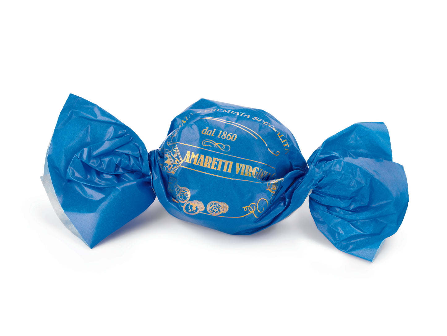 JUST NU! Mjuka Premium Amaretti Mandelkakor Kakburk Guld 600g