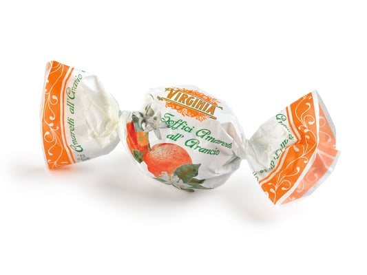 Mjuka Premium Amaretti Mandelkakor Apelsin 20g