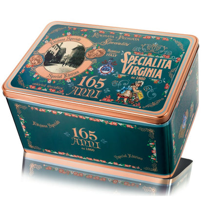 Cookie tin/metal box storage for Amaretti Almond Cookies (empty)