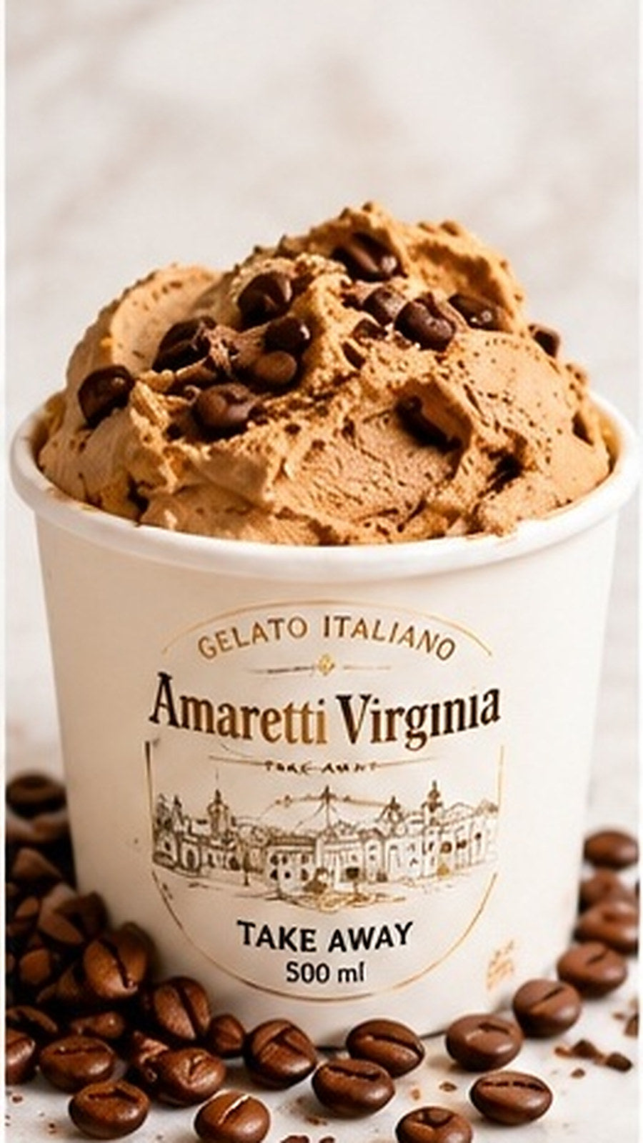 Caffè Gelato Take away-box 500 ml